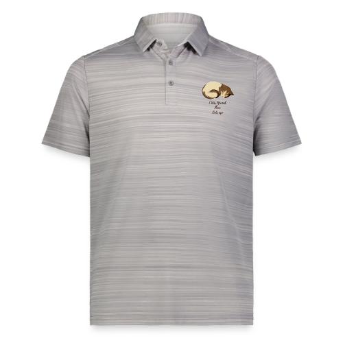 I Was Normal Three Cats Ago Funny Cat T-Shirt - Augusta Sportswear Men's Pursuit Polo