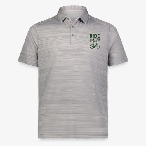 ride like you stole it - bicycle - Augusta Sportswear Men's Pursuit Polo
