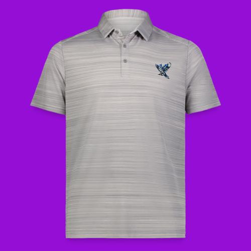 Silver Blue Jay Open Wing Perch - Augusta Sportswear Men's Pursuit Polo
