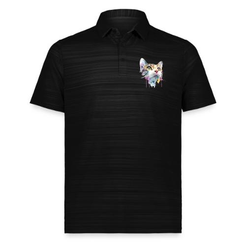 Chromatic Cat Splash - Augusta Sportswear Men's Pursuit Polo