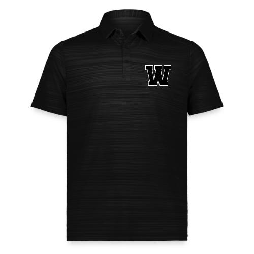 Varsity Letter W Collegiate Font Design - Augusta Sportswear Men's Pursuit Polo