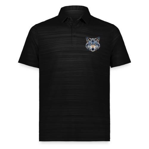 Wolf: Chromatic Wild Gaze - Augusta Sportswear Men's Pursuit Polo