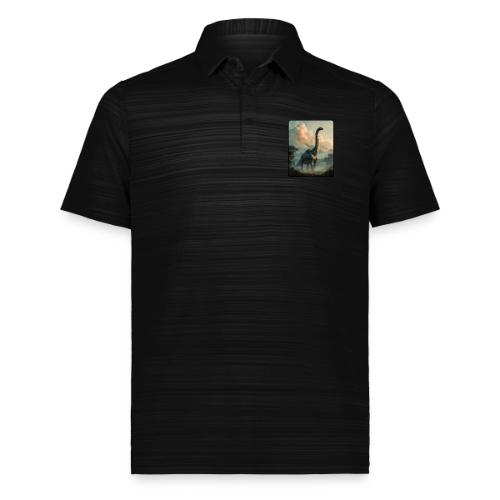 Brachiosaurus Prehistoric Scene Design - Augusta Sportswear Men's Pursuit Polo