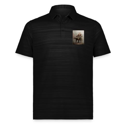 Stegosaurus Misty Forest Design - Augusta Sportswear Men's Pursuit Polo