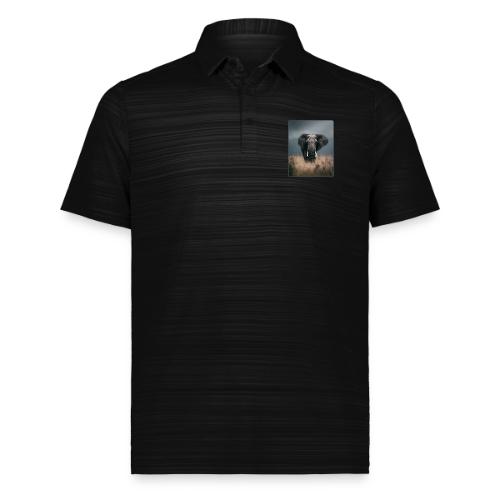 Majestic African Elephant Portrait Design - Augusta Sportswear Men's Pursuit Polo