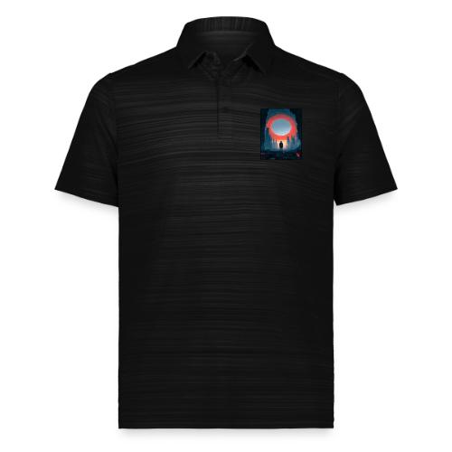 Cosmic Portal Future City Design - Augusta Sportswear Men's Pursuit Polo