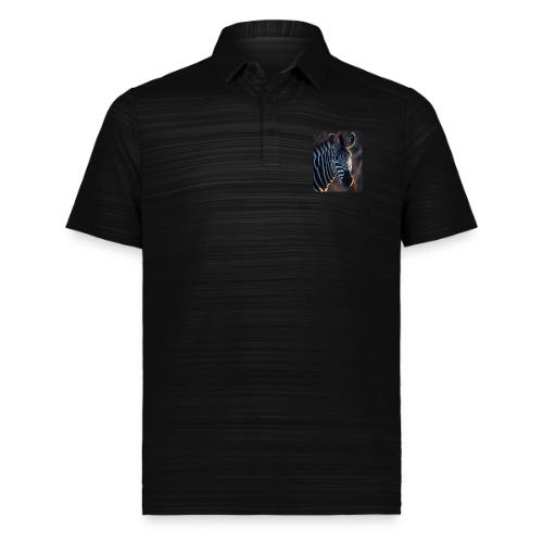 Majestic Zebra Sunset Portrait Design - Augusta Sportswear Men's Pursuit Polo