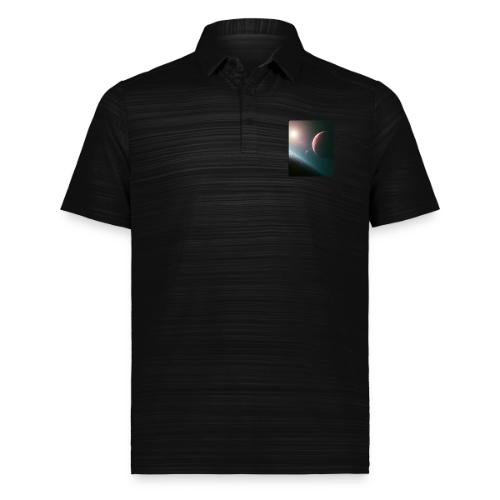 Deep Space Planet Horizon Art - Augusta Sportswear Men's Pursuit Polo