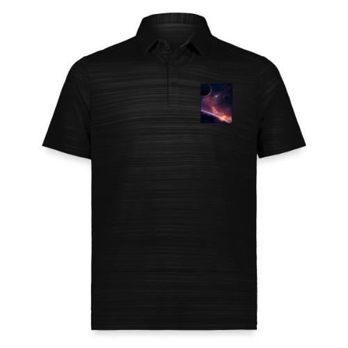 Cosmic Sunset Nebula Space Art - Augusta Sportswear Men's Pursuit Polo