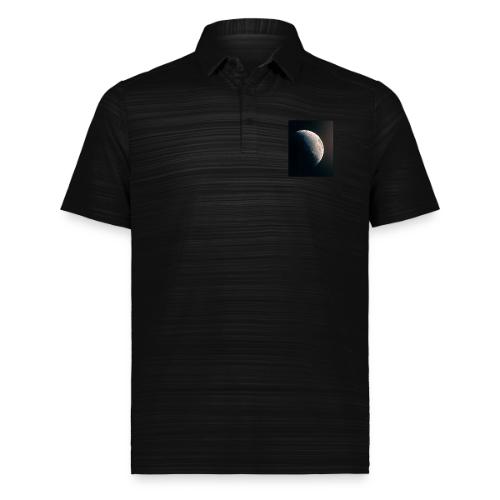 Crescent Moon Celestial Artwork - Augusta Sportswear Men's Pursuit Polo