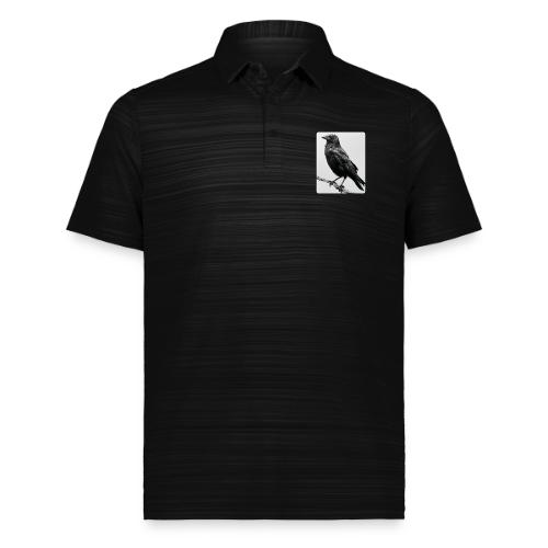 Raven Black and White Art Design - Augusta Sportswear Men's Pursuit Polo