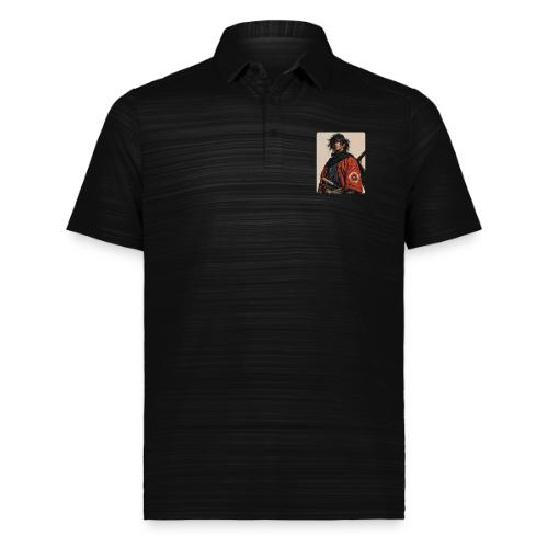 Young Samurai Warrior Portrait - Augusta Sportswear Men's Pursuit Polo