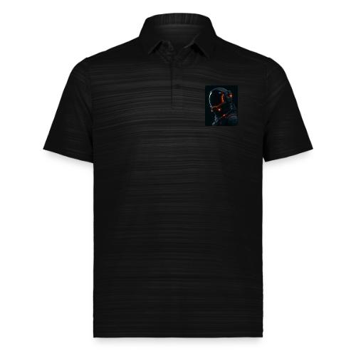 Futuristic Astronaut Helmet - Augusta Sportswear Men's Pursuit Polo