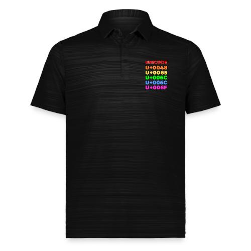 Hello, in unicode - Augusta Sportswear Men's Pursuit Polo