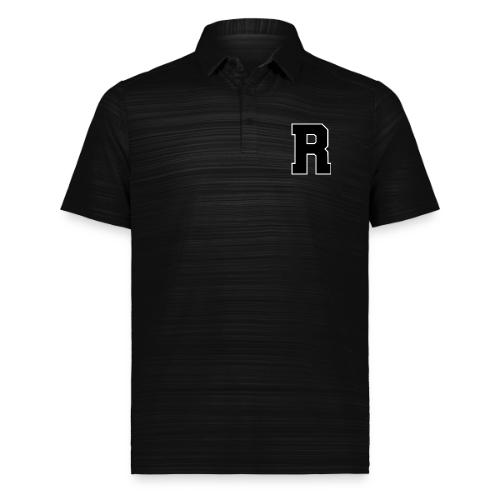 Varsity Letter R Athletic Monogram - Augusta Sportswear Men's Pursuit Polo