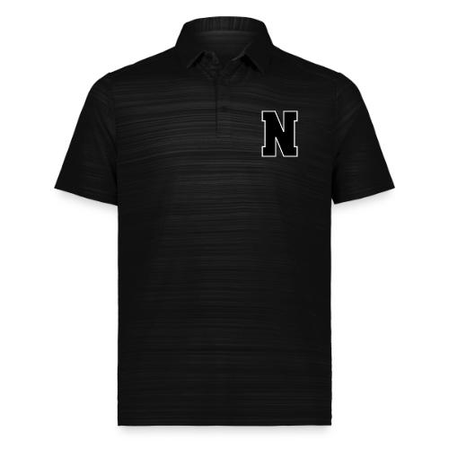 Varsity Letter N Athletic Font Graphic - Augusta Sportswear Men's Pursuit Polo
