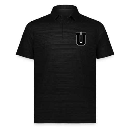 Varsity Letter U Collegiate Monogram - Augusta Sportswear Men's Pursuit Polo