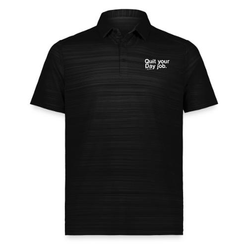QuiteYourDayJOb simple white - Augusta Sportswear Men's Pursuit Polo