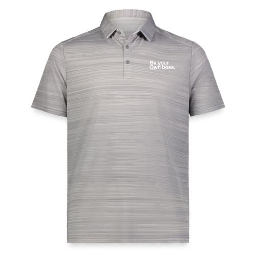Be Your Own Boss White - Augusta Sportswear Men's Pursuit Polo
