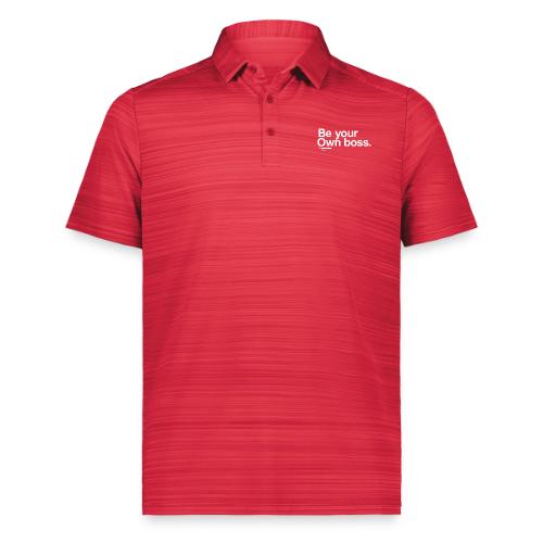 Be Your Own Boss White - Augusta Sportswear Men's Pursuit Polo