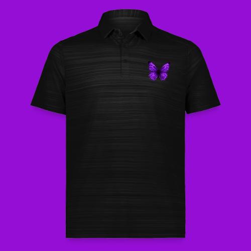 Neon Purple Butterfly - Augusta Sportswear Men's Pursuit Polo