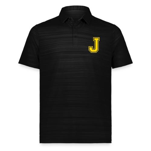 Letter J – Capital Athletic Alphabet Monogram - Augusta Sportswear Men's Pursuit Polo