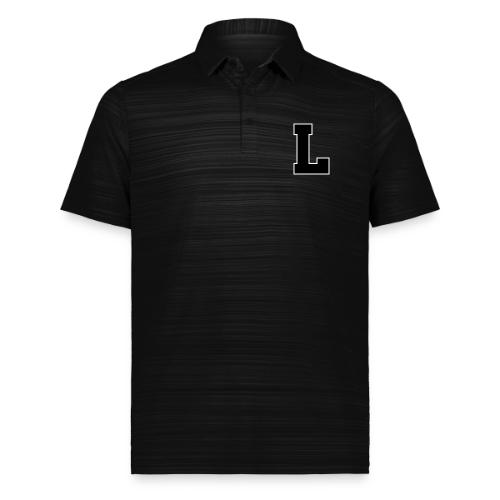 Varsity Letter L Athletic Monogram - Augusta Sportswear Men's Pursuit Polo