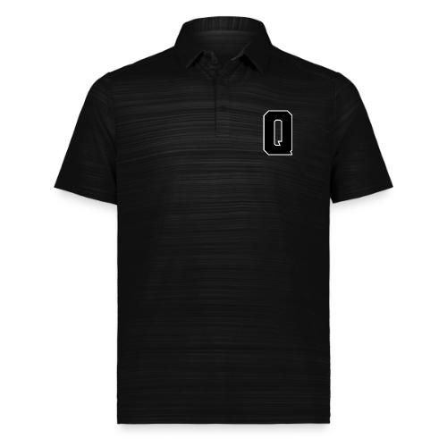 Varsity Letter Q Collegiate Font Graphic - Augusta Sportswear Men's Pursuit Polo