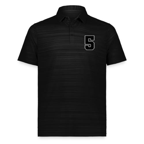Varsity Number 5 Athletic Design - Augusta Sportswear Men's Pursuit Polo