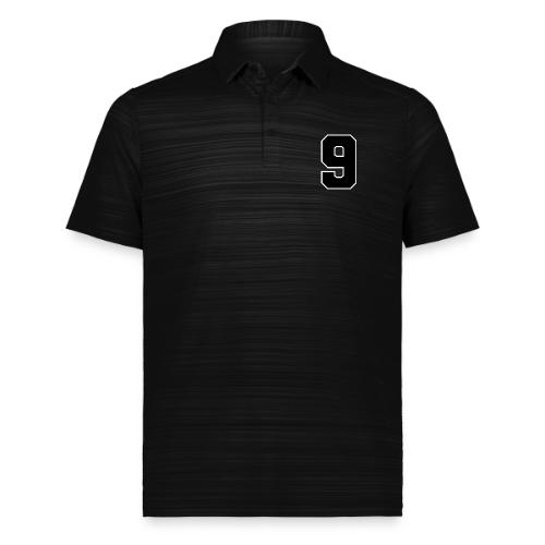 Varsity Number 9 Athletic Font - Augusta Sportswear Men's Pursuit Polo