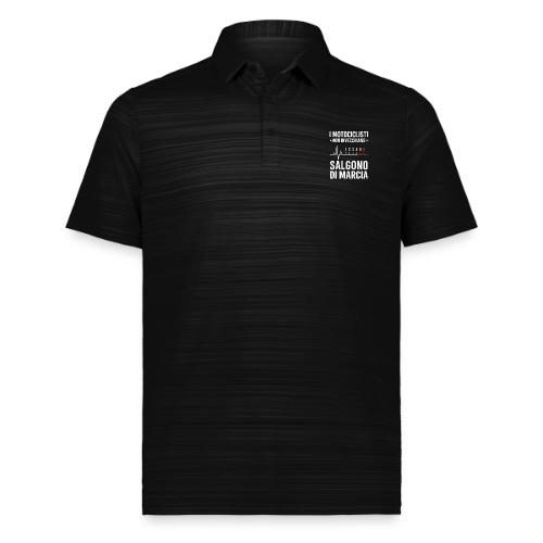 Motorcyclists Never Age Heartbeat Design - Augusta Sportswear Men's Pursuit Polo