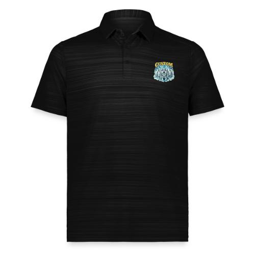 Custom Wolf Pack Howling Moon Vintage Wilderness - Augusta Sportswear Men's Pursuit Polo