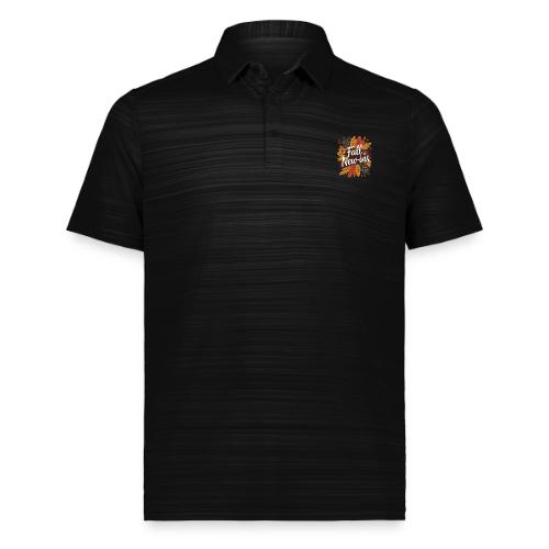 Fall New-Ins Autumn Leaves Acorn Seasonal Outfit - Augusta Sportswear Men's Pursuit Polo