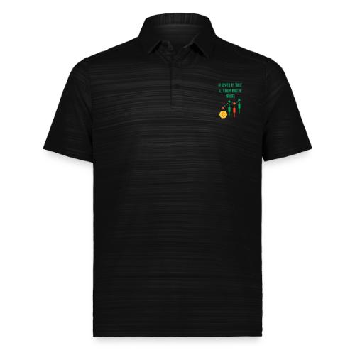 Sarcastic Bitcoin Investor T-shirt - Augusta Sportswear Men's Pursuit Polo