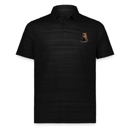 Cool Red Fox Wearing Sunglasses Drinking Coffee - Augusta Sportswear Men's Pursuit Polo