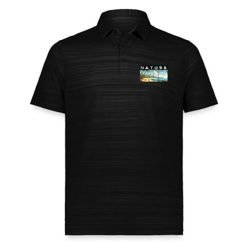 Nature: Sun-Kissed Shore - Augusta Sportswear Men's Pursuit Polo