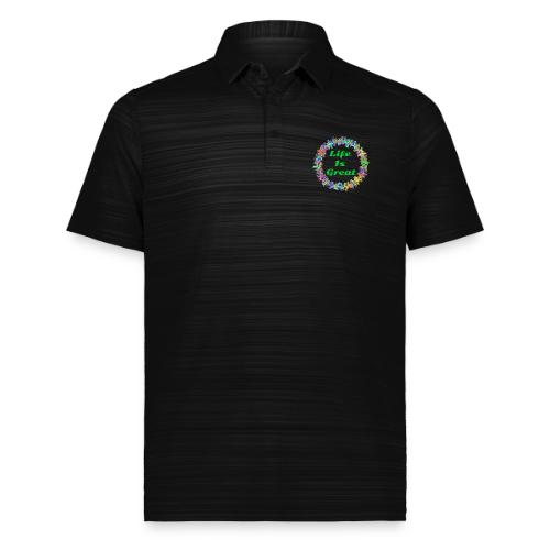Life Is Great – Positive attitude - Augusta Sportswear Men's Pursuit Polo