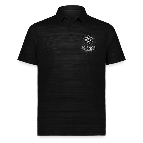 Science The Evolutionary Advocate White Design - Augusta Sportswear Men's Pursuit Polo