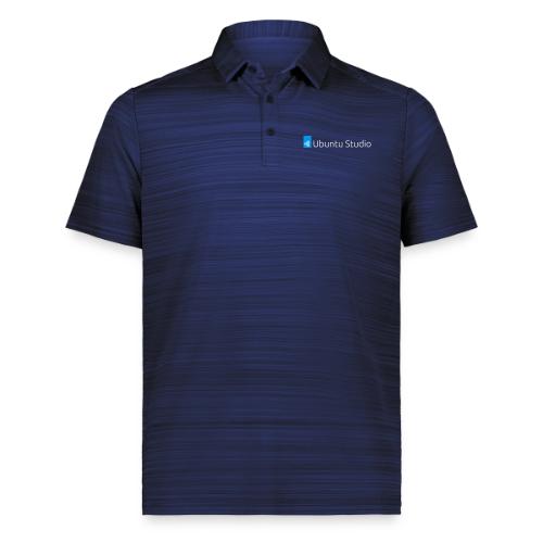 Ubuntu Studio Logo 2022 - White - Augusta Sportswear Men's Pursuit Polo