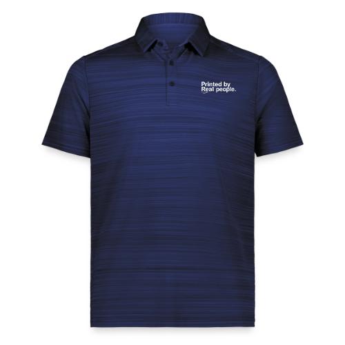 PrintedByRealPeople simple white - Augusta Sportswear Men's Pursuit Polo