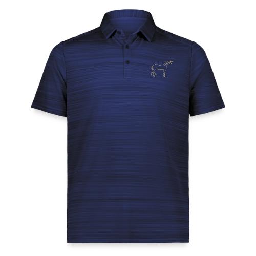 unicorn gold outline - Augusta Sportswear Men's Pursuit Polo