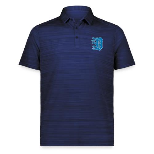 The D® Blue and Silver - Augusta Sportswear Men's Pursuit Polo