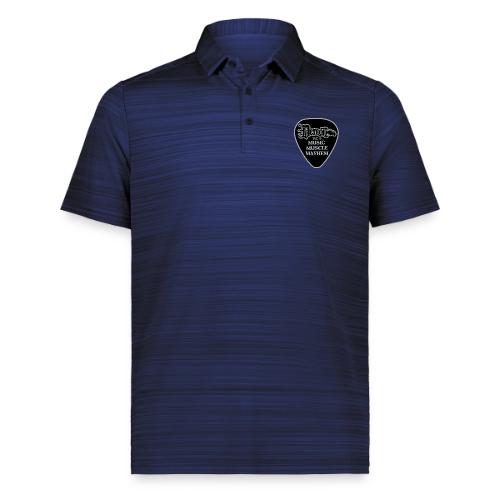 The D® guitar pick black and silver b - Augusta Sportswear Men's Pursuit Polo
