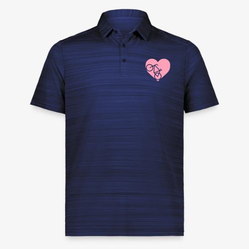 heart_bicycle_cutout - Augusta Sportswear Men's Pursuit Polo