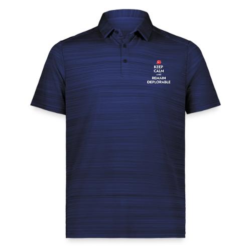Keep Calm and Remain Deplorable - Augusta Sportswear Men's Pursuit Polo