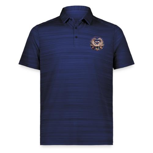 My Heart Swims Only for You Swan Heart T-Shirt - Augusta Sportswear Men's Pursuit Polo