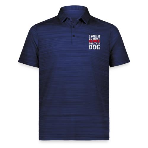 Id Commit Crimes for This Dog Funny Tee - Augusta Sportswear Men's Pursuit Polo