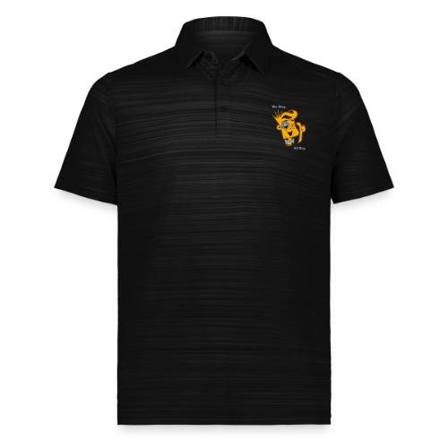 We Slay All Day Shiny Shirt Metallic Silver & Gold - Augusta Sportswear Men's Pursuit Polo