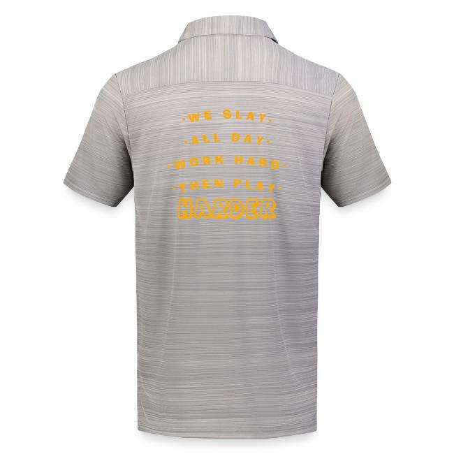 We Slay All Day Shiny Shirt Metallic Silver & Gold