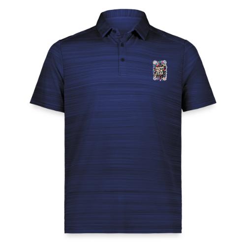 New Year's Party Horn T-Shirt - Augusta Sportswear Men's Pursuit Polo